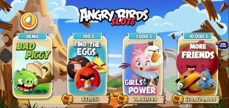 Angry Birds Slot 789Club thiết kế nhiều tính năng hiện đại