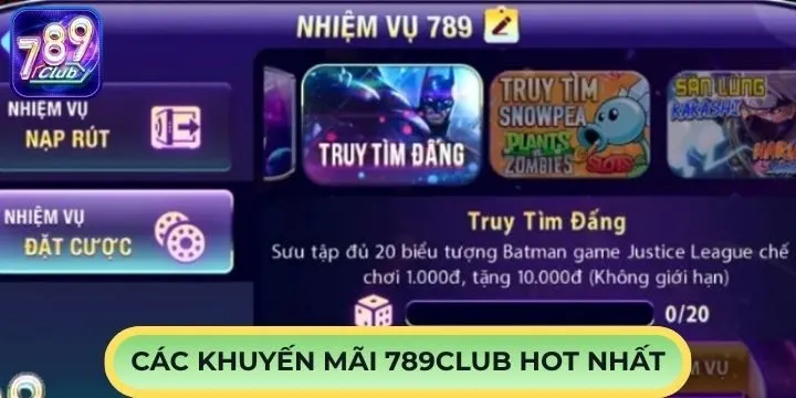 Chương trình khuyến mãi 789Club mang đến trải nghiệm nổi bật
