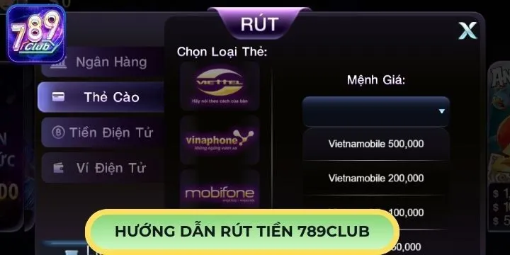 Cách rút tiền 789Club dễ dàng và nhanh chóng