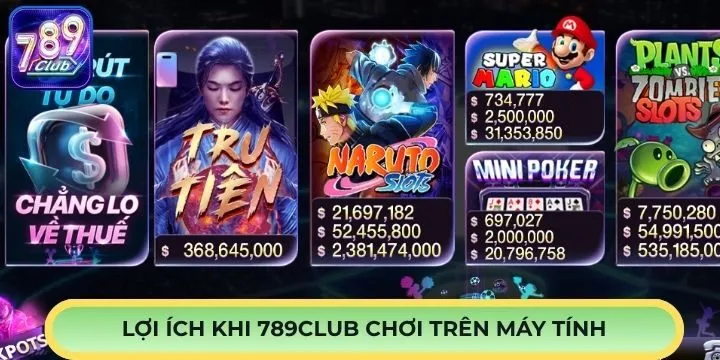 Game thủ 789Club chơi trên máy tính duy trì nhiều lợi ích