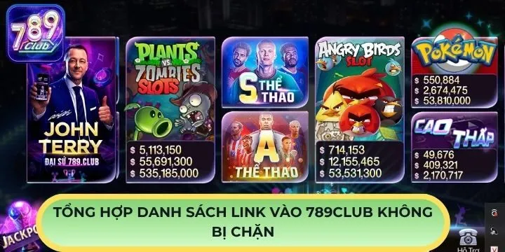 Tổng hợp danh sách link vào 789Club không bị chặn