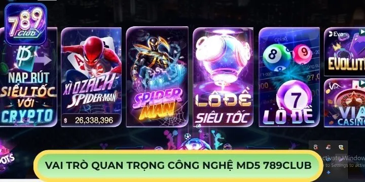 Vai trò quan trọng của công nghệ MD5 789Club