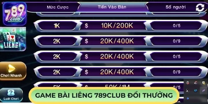 Siêu phẩm Liêng 789Club giúp bạn giải trí và kiếm thưởng nhanh