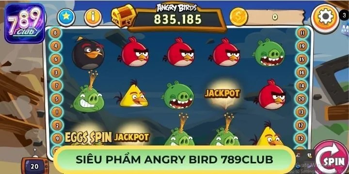 Quay hũ Angry Bird 789Club siêu cuốn hút