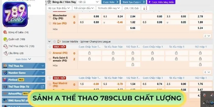 A thể thao 789Club hứa hẹn mang đến trải nghiệm có 102
