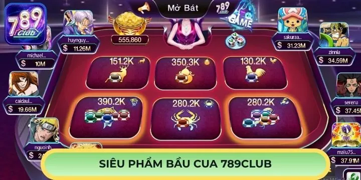 Trò chơi Bầu cua 789club nổi tiếng