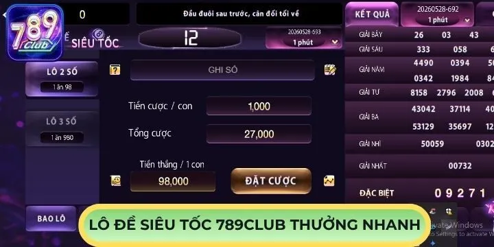 Người chơi hiểu rõ nguyên tắc về Lô Đề Siêu Tốc 789Club