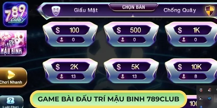 Mậu Binh 789club đang được nhiều người chơi quan tâm tìm hiểu