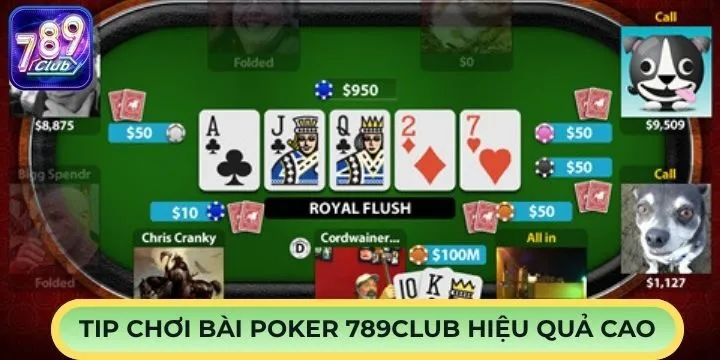 2 mẹo đánh poker 789Club bắt buộc cần nhớ