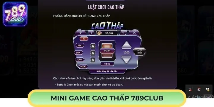 Giới thiệu sơ qua về game cược cao thấp 789Club