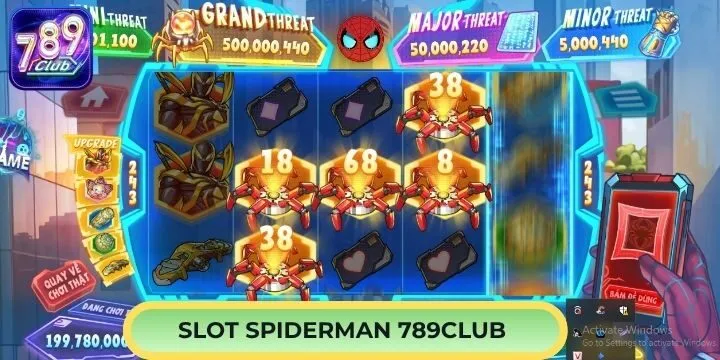 Giới thiệu game slot Spiderman 789Club siêu hot 